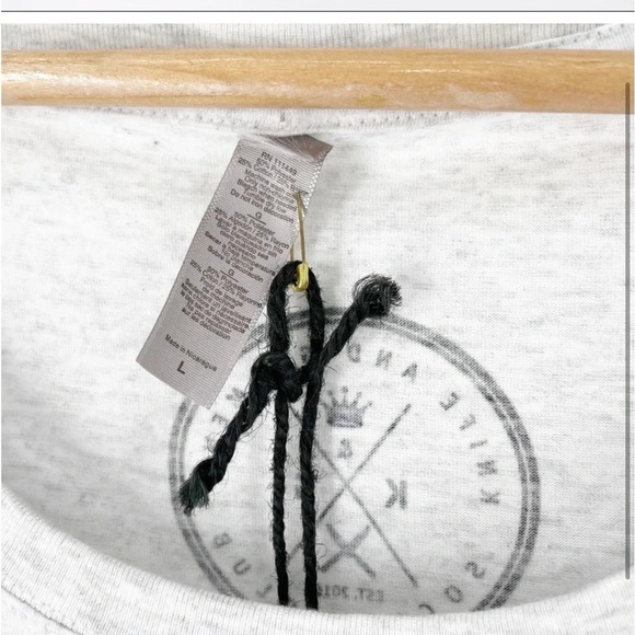 Knife and Garment Social Club Graphic Large Tee - Picture 3 of 3